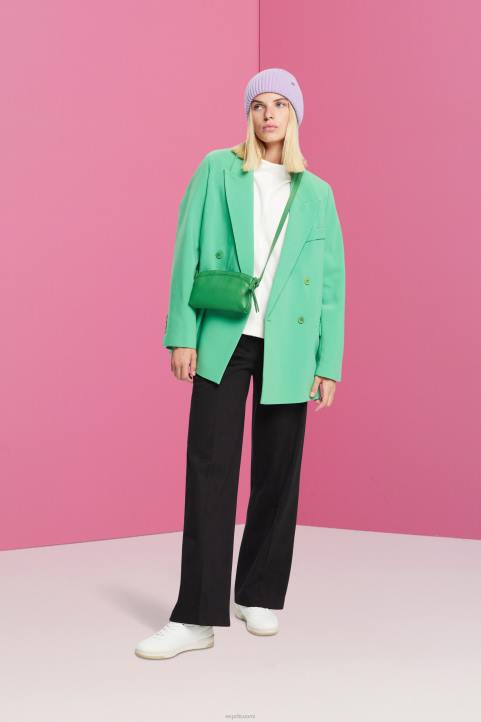 naiset Esprit luonnonvalkoinen pystykaulus collegepaita, puuvillasekoitetta neulepaidat & hupparit 82T6446