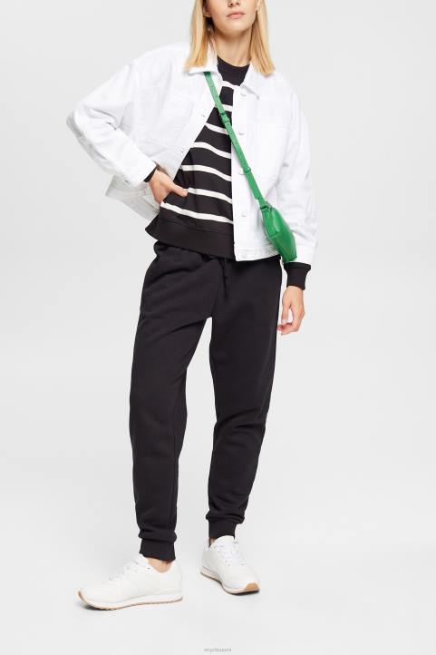 naiset Esprit musta raidallinen collegepaita neulepaidat & hupparit 82T6521