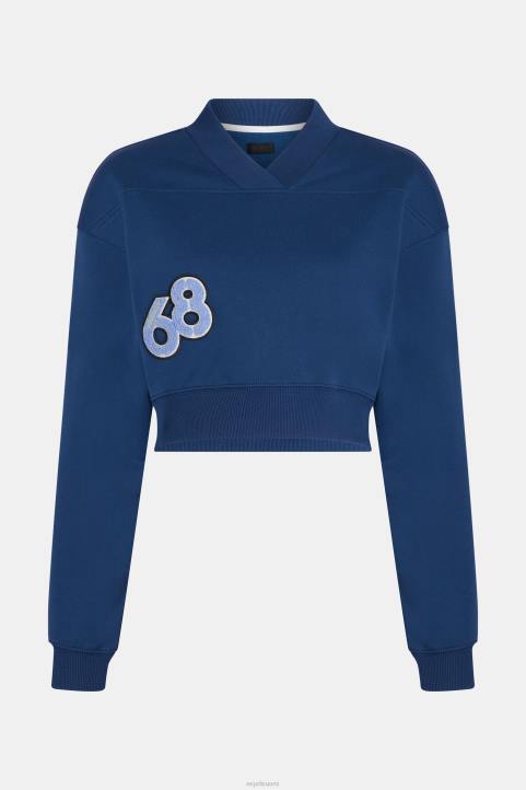 naiset Esprit muste leikattu varsinainen patch collegepaita neulepaidat & hupparit 82T6419