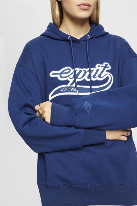 naiset Esprit muste logoprinttihuppari neulepaidat & hupparit 82T6171