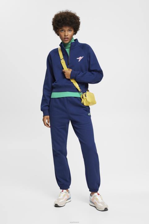 naiset Esprit muste puolivetoketjullinen pusero neulepaidat & hupparit 82T6162