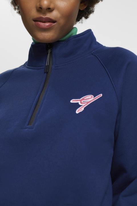 naiset Esprit muste puolivetoketjullinen pusero neulepaidat & hupparit 82T6162