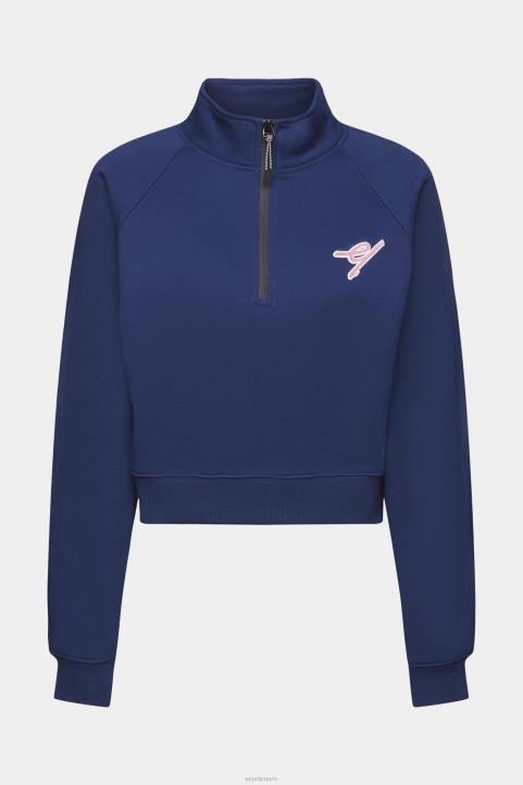 naiset Esprit muste puolivetoketjullinen pusero neulepaidat & hupparit 82T6162