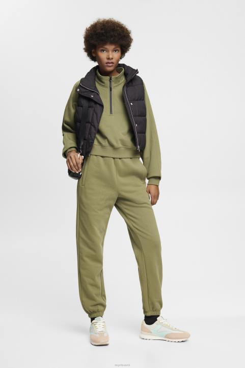 naiset Esprit oliivi puolivetoketjullinen pusero neulepaidat & hupparit 82T6161