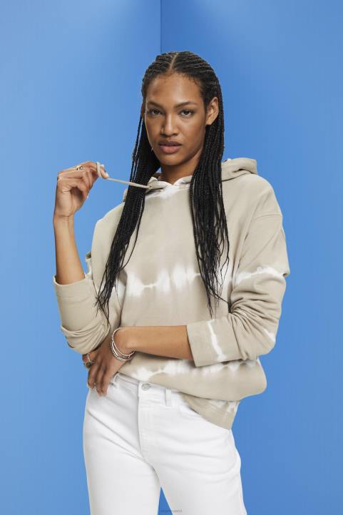 naiset Esprit pölyisen vihreä solmittava huppari neulepaidat & hupparit 82T6296