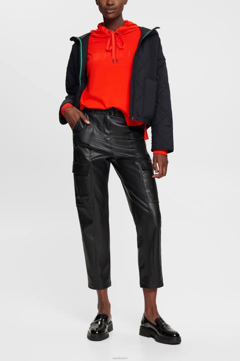 naiset Esprit punainen logoprinttihuppari neulepaidat & hupparit 82T6559