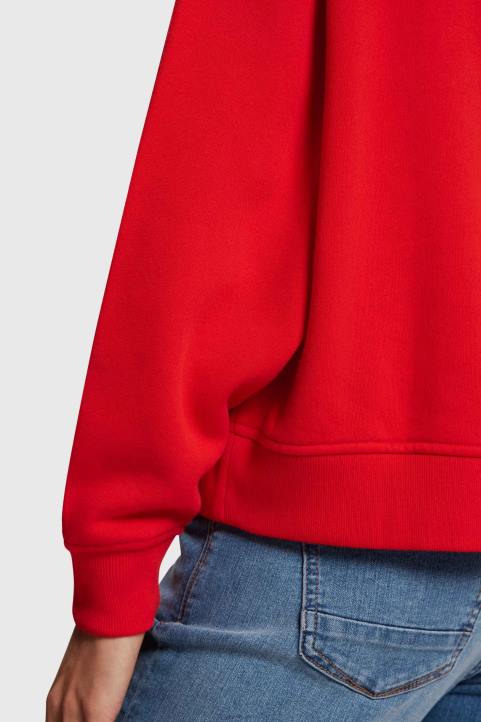 naiset Esprit punainen logoprinttipaita neulepaidat & hupparit 82T6465