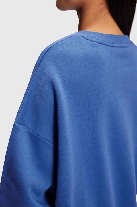 naiset Esprit sininen logoprinttipaita neulepaidat & hupparit 82T6464