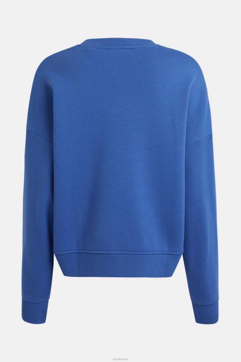 naiset Esprit sininen logoprinttipaita neulepaidat & hupparit 82T6464