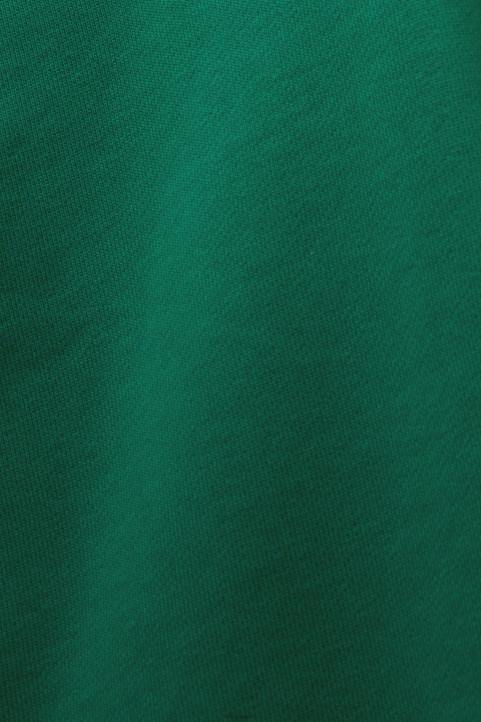 naiset Esprit tummanvihreä brodeerattu logohuppari, luomupuuvillaa neulepaidat & hupparit 82T68