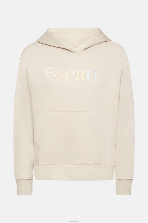 naiset Esprit vaalea taupe huppari kengurutaskulla neulepaidat & hupparit 82T6350