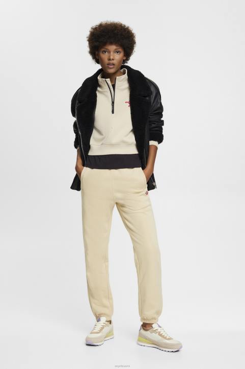 naiset Esprit vaalea taupe puolivetoketjullinen pusero neulepaidat & hupparit 82T6160