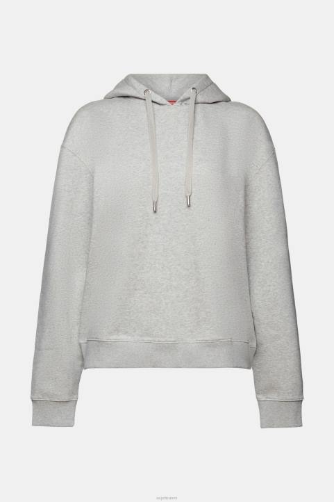 naiset Esprit vaalean harmaa kierrätetty: ylisuuri huppari neulepaidat & hupparit 82T630