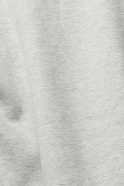 naiset Esprit vaalean harmaa rento slogan-paita neulepaidat & hupparit 82T6540