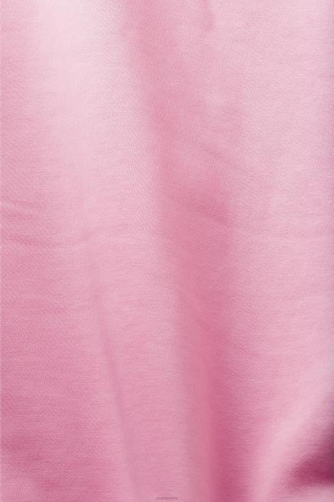 naiset Esprit vaaleanpunainen logoprinttihuppari neulepaidat & hupparit 82T6172