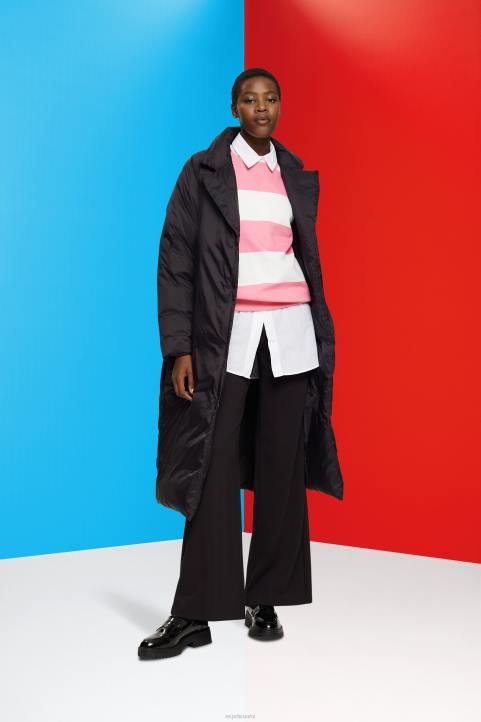 naiset Esprit vaaleanpunainen raidallinen collegepaita neulepaidat & hupparit 82T6402