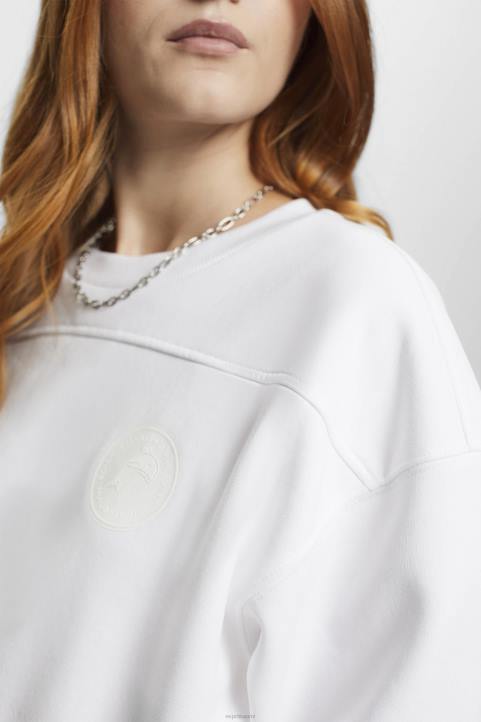 naiset Esprit valkoinen leikattu collegepaita neulepaidat & hupparit 82T6153