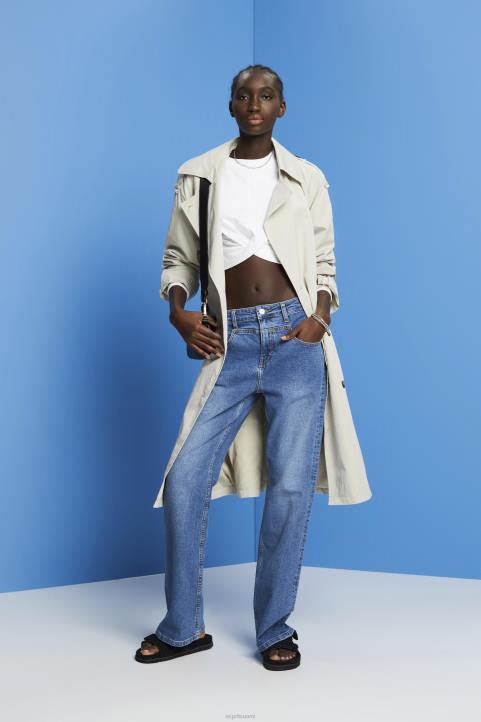 naiset Esprit valkoinen leikattu solmu yksityiskohtia villapaita neulepaidat & hupparit 82T6217