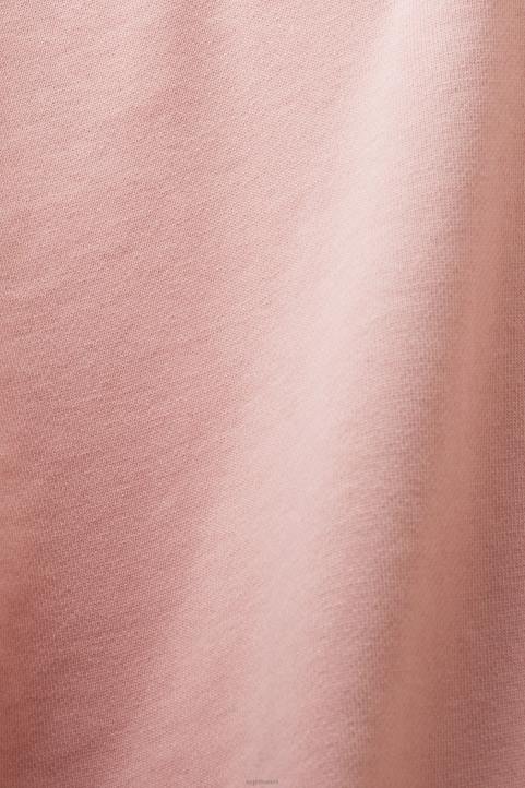 naiset Esprit vanha pinkki brodeerattu logohuppari, luomupuuvillaa neulepaidat & hupparit 82T69