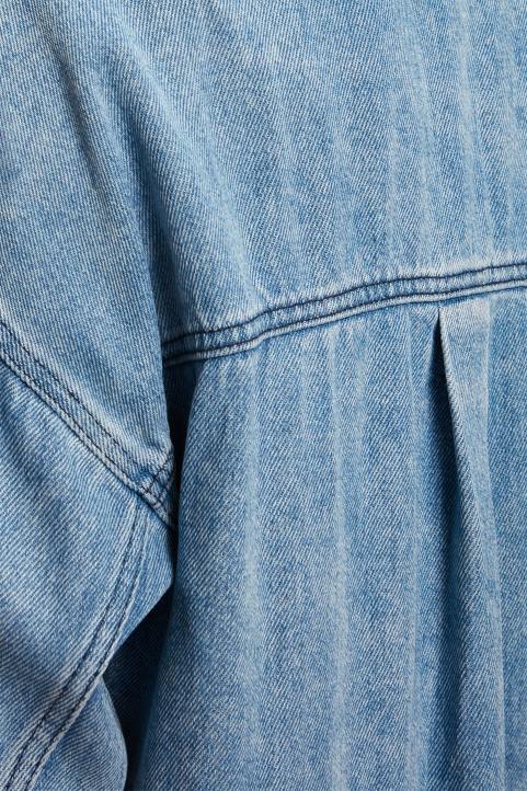 naiset Esprit sininen valo pesu rento denim paita paidat 82T6485