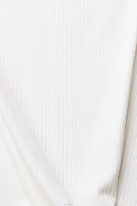 naiset Esprit luonnonvalkoinen leikattu yläosa pitkähihainen 82T6531