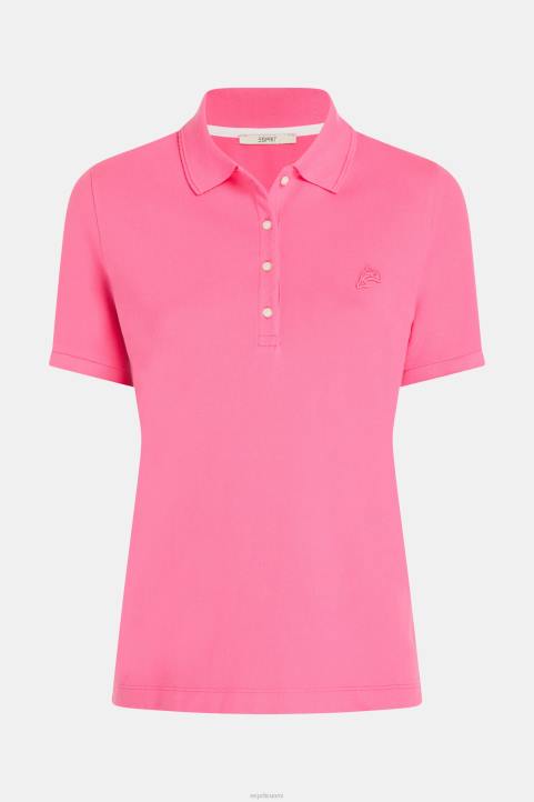 naiset Esprit vaaleanpunainen delfiinien tennisklubi klassinen poolo polot 82T6499
