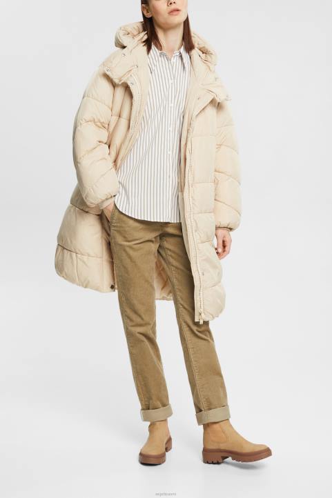 naiset Esprit valkoinen pitkä raidallinen kudottu pusero puserot 82T6397