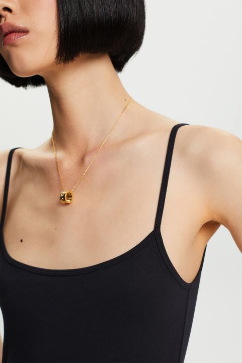 naiset Esprit musta spagettihihnan toppi säiliö 82T635