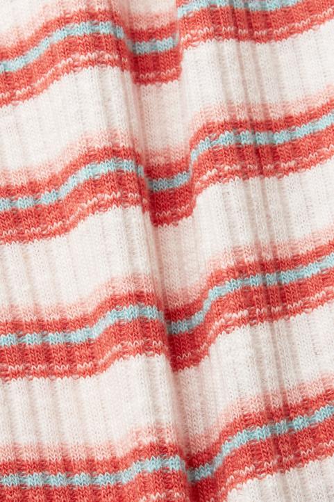 naiset Esprit pastelli pinkki raidallinen resori toppi säiliö 82T6103