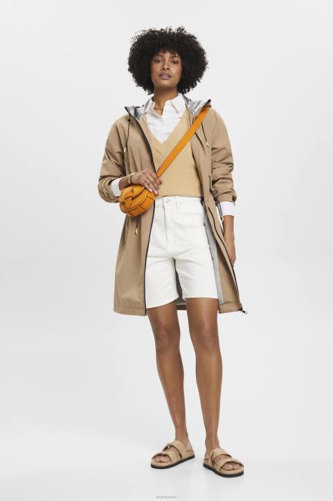 naiset Esprit luonnonvalkoinen korkeat shortsit shortsit 82T6264