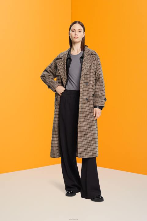 naiset Esprit keskiharmaa puuvillainen crewneck t-paita t-paitoja 82T6455