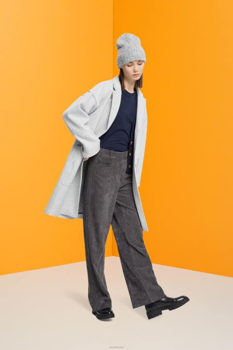 naiset Esprit laivasto puuvillainen crewneck t-paita t-paitoja 82T6459