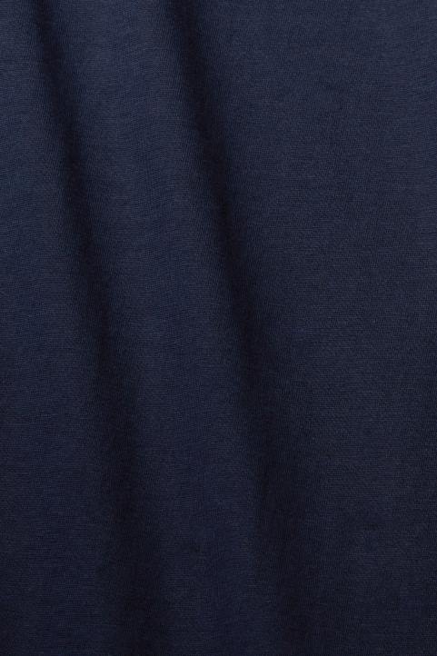 naiset Esprit laivasto puuvillainen crewneck t-paita t-paitoja 82T6459