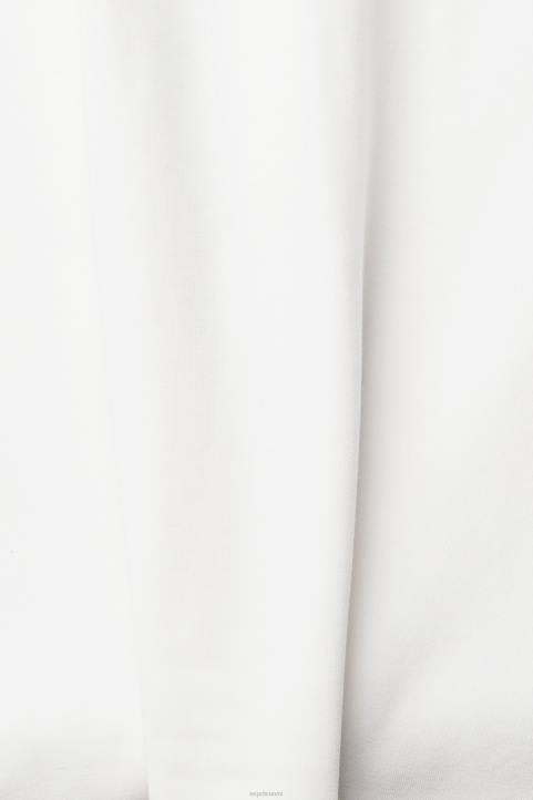 naiset Esprit luonnonvalkoinen kaksivärinen t-paita t-paitoja 82T6393