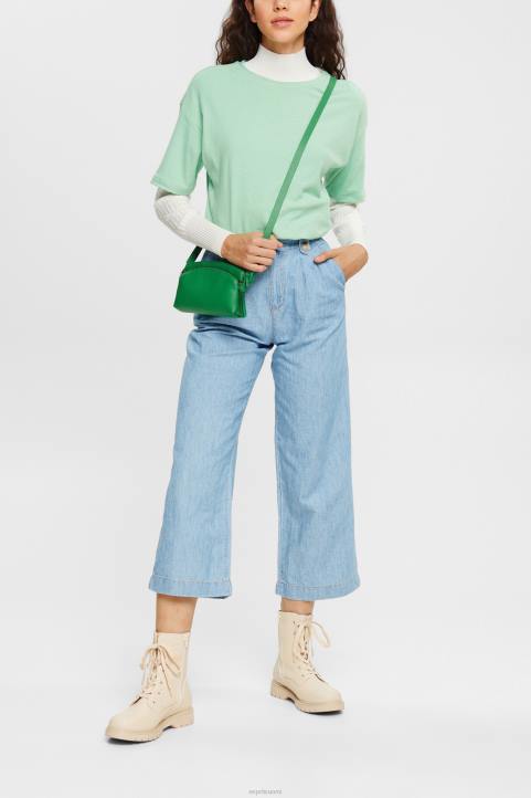 naiset Esprit pastellin vihreä T-paita t-paitoja 82T6546