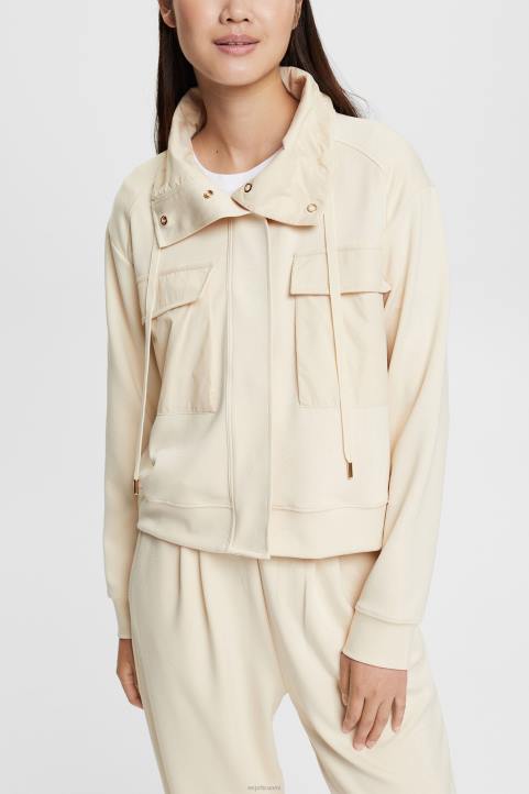 naiset Esprit jäätä pystykaulus takki takit 82T6560