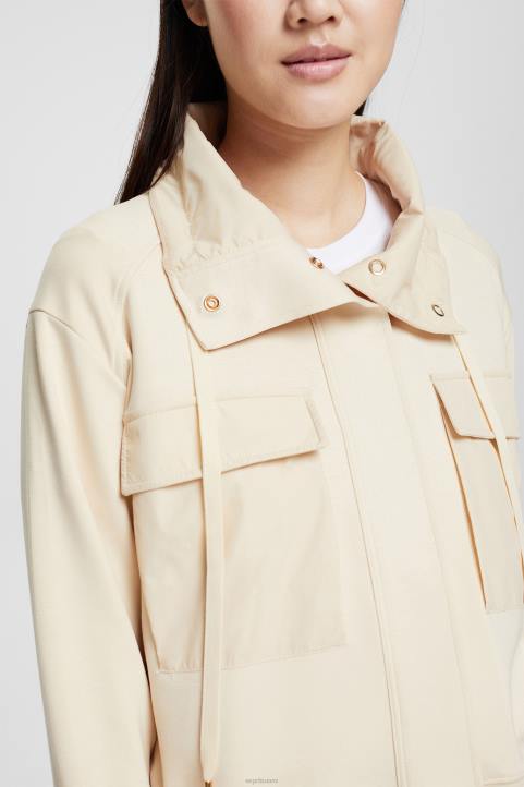 naiset Esprit jäätä pystykaulus takki takit 82T6560