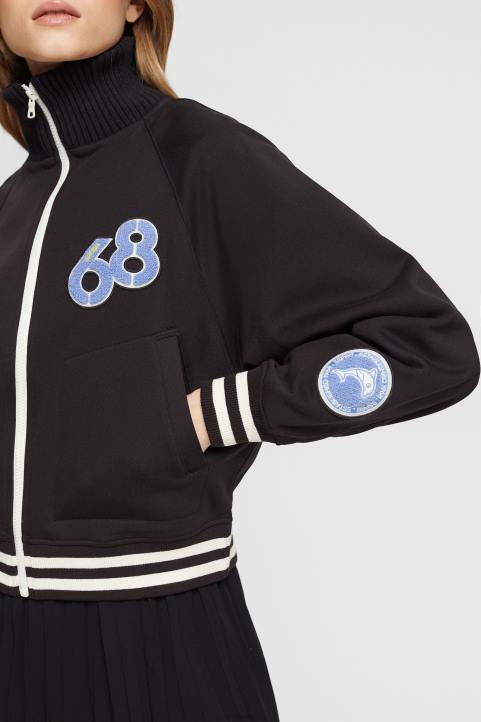 naiset Esprit musta yliopistollinen takki takit 82T6415