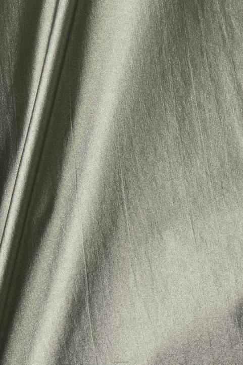 naiset Esprit tumman sinivihreä metallinhohtoinen takki hupulla takit 82T6267