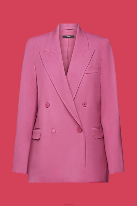 naiset Esprit violetti bleiserit kudotut takit 82T6133